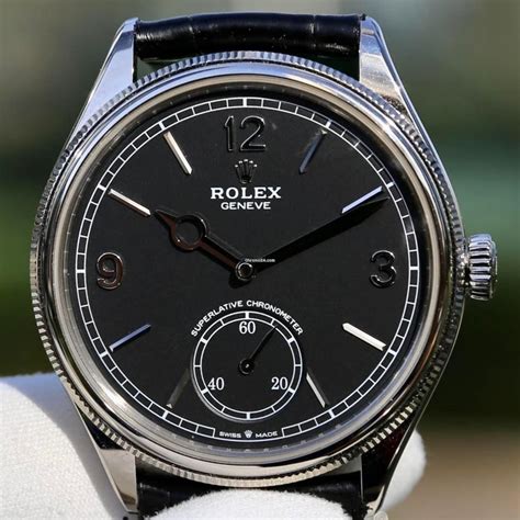 rolex 1908 52509|Rolex 1908 black dial.